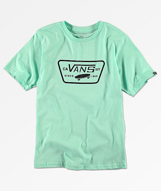 vans teal shirt