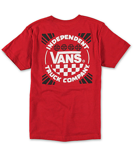 vans logo tee