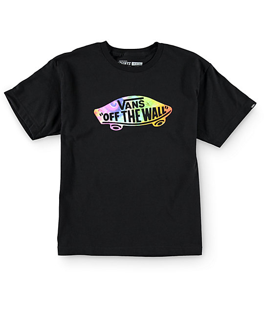 vans off the wall tie dye shirt