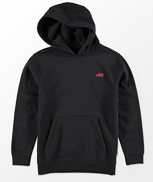 red and black vans hoodie