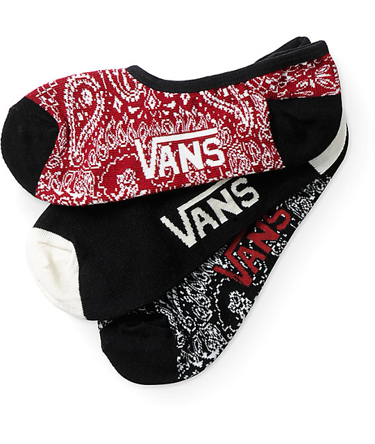 bandana print vans