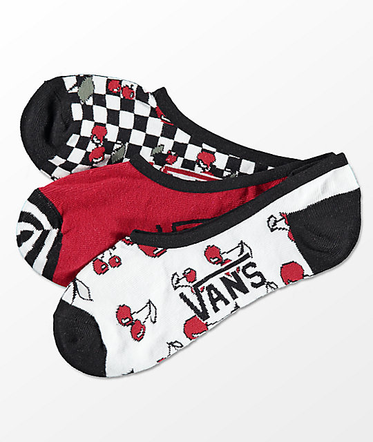 cherry checkered vans high tops