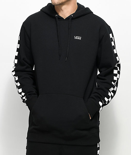 Vans Check Black & White Hoodie | Zumiez