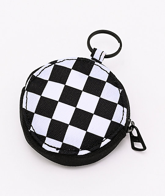 Vans Checkerboard Black & White Keychain Coin Purse | Zumiez