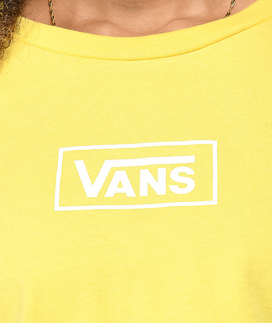 camisa vans mujer amarillo