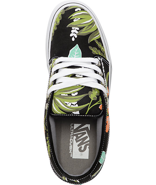 Vans Chukka Low Aloha Black & Mint Canvas Skate Shoes | Zumiez
