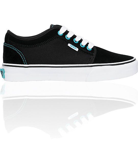 vans authentic skate shoe turquoise mono
