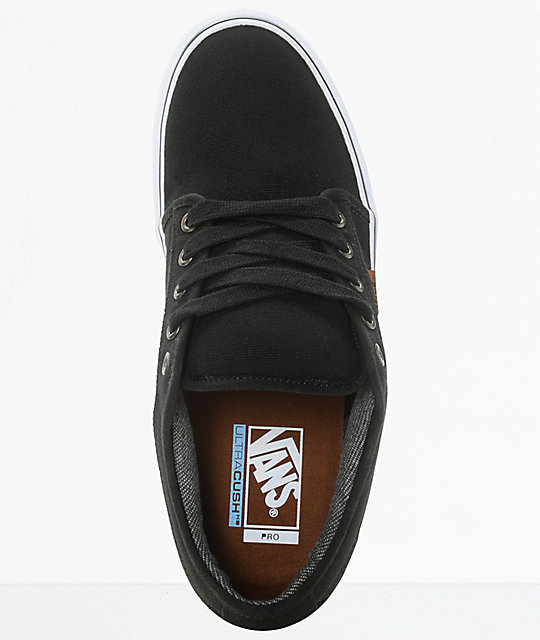 Vans Chukka Low Canvas Black & White Skate Shoes | Zumiez