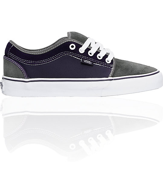 purple chukka low vans