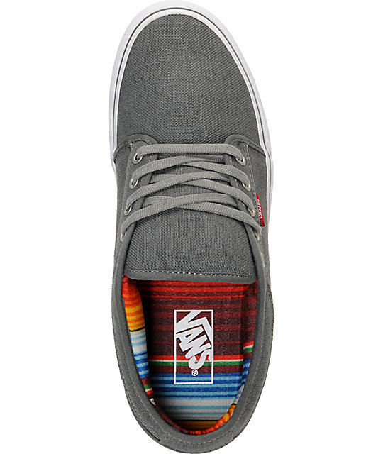 vans low top hombre gris