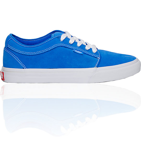 Vans Chukka Low Mo Blue Suede Skate Shoes | Zumiez