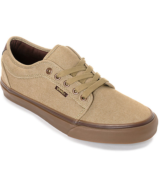 Vans Chukka Low Oxford Tan & Gum Skate Shoes