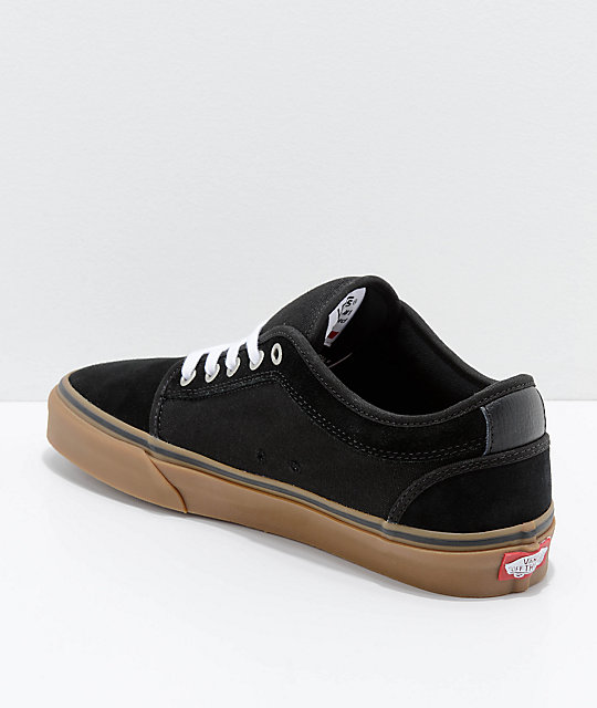 Vans Chukka Low Pro Black & Gum Skate Shoes | Zumiez.ca