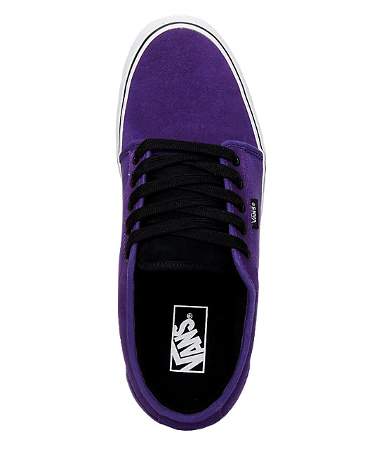 purple chukka low vans