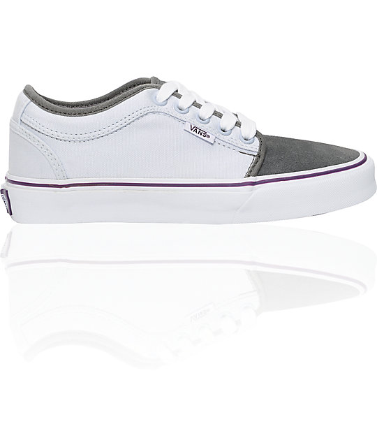 purple chukka low vans
