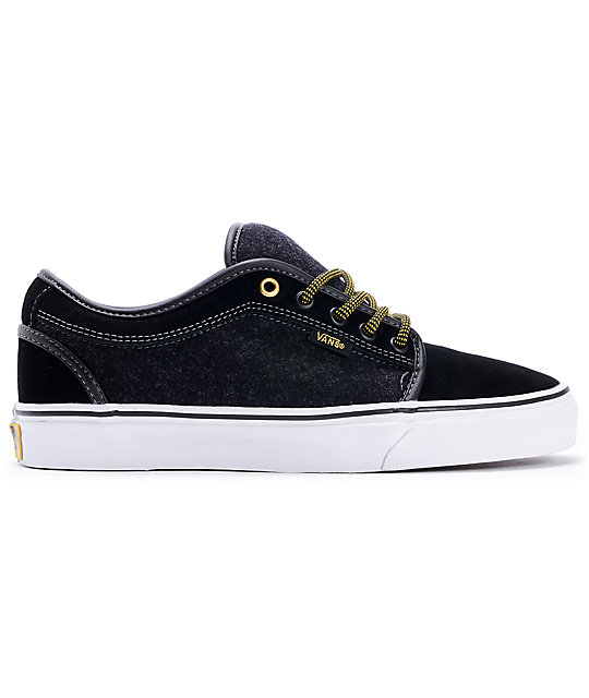 black and gold vans shoes