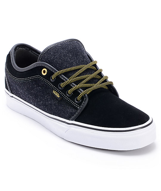 vans black gold