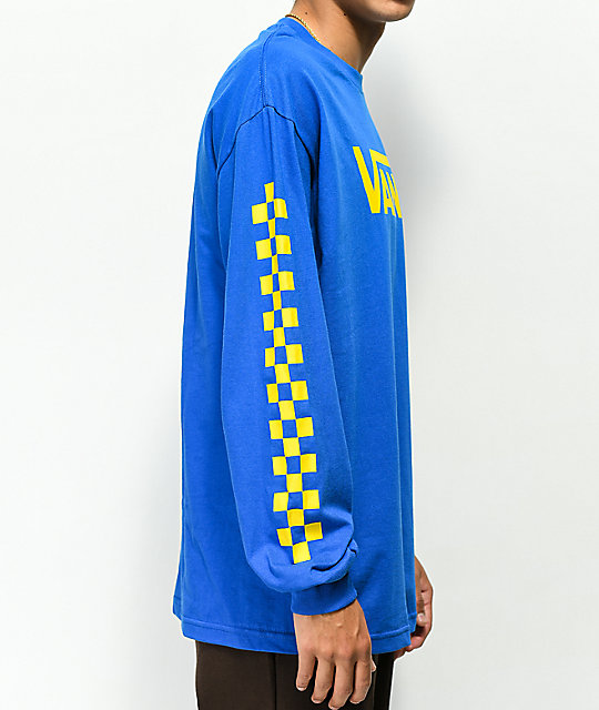 mens yellow vans shirt