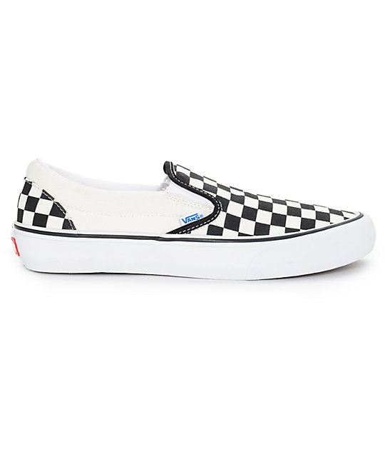 black vans with checkerboard side