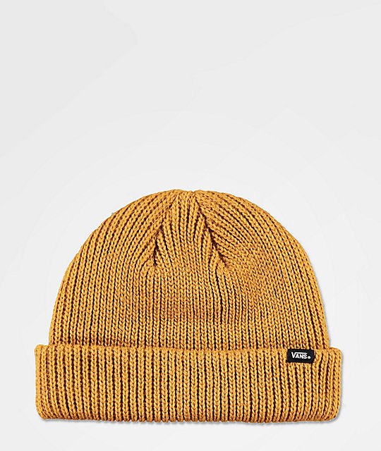 vans mustard beanie