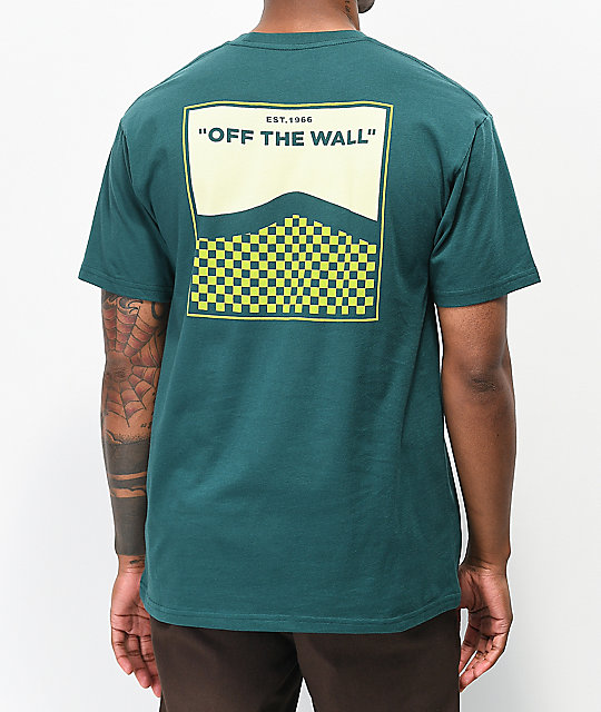 camiseta vans verde