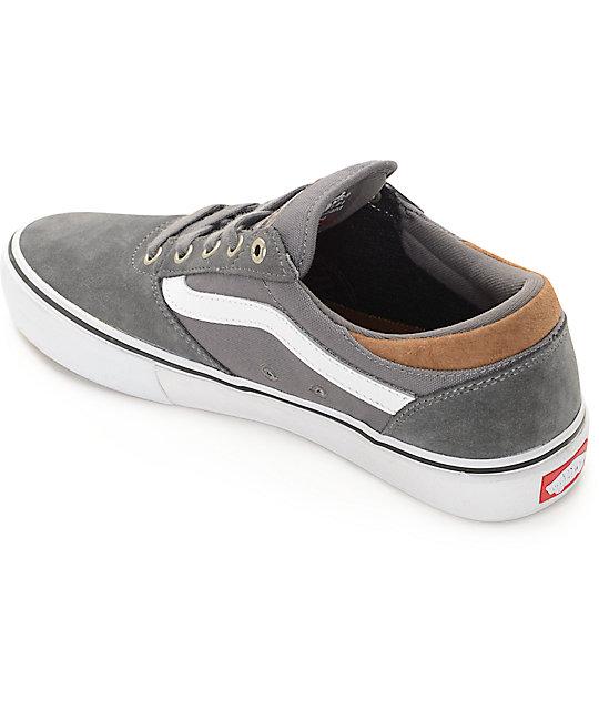 Vans Crockett Pro Grey Tornado Skate Shoes | Zumiez