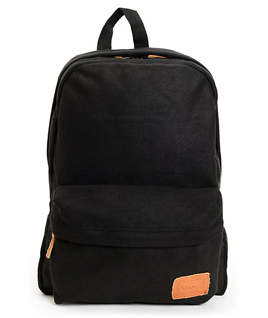 Vans Deana Black Wool Backpack | Zumiez