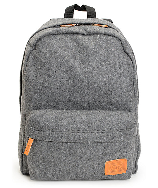 Vans Deana Grey Wool Backpack