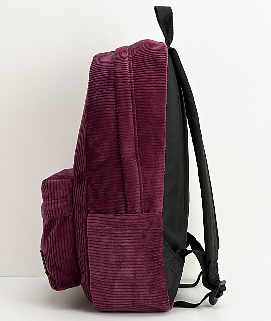 vans corduroy backpack