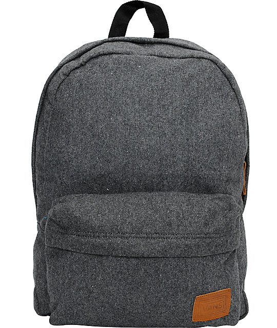 vans wool backpack