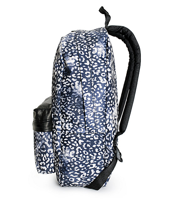 vans leopard print backpack