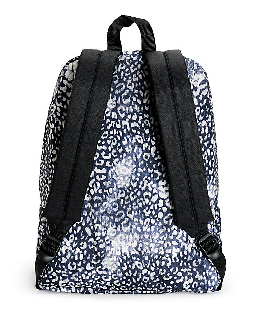 vans leopard print backpack