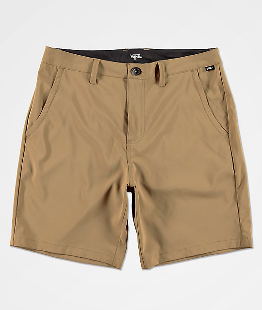 vans khaki shorts