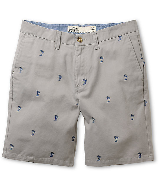 vans grey shorts