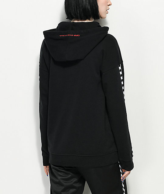 vans black and checkered hoodie vans black and checkered hoodie