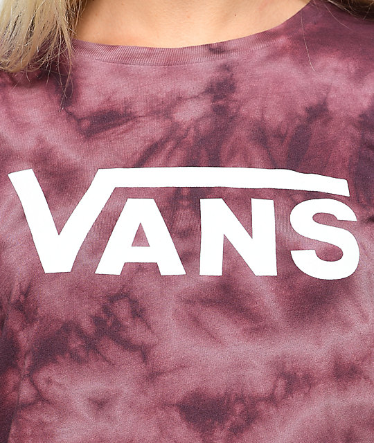 vans off the wall tie dye shirt