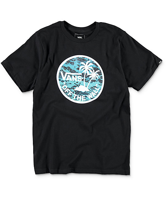 vans palm tree t shirt