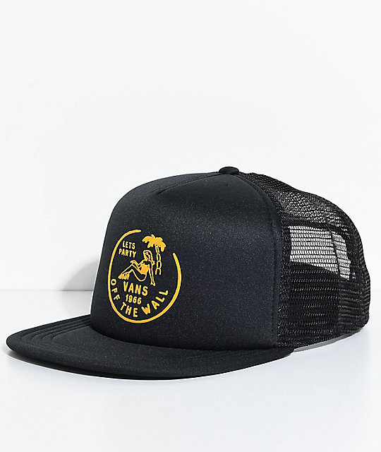 Vans Dumont Black Trucker Hat | Zumiez