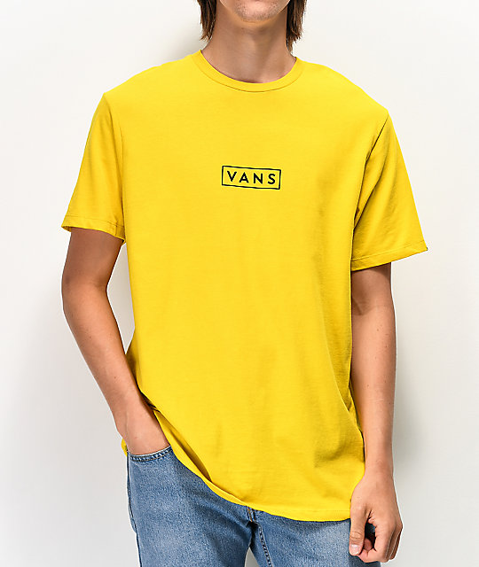 Vans Easy Box Sulphur Black T Shirt Zumiez