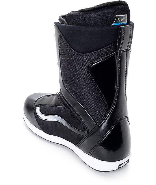 Vans Encore Boa Black & White Womens Snowboard Boots | Zumiez