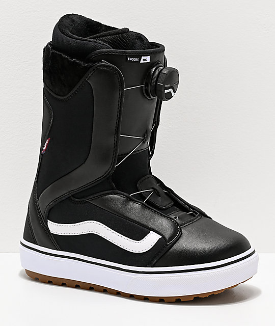 Vans Encore OG Black Snowboard Boots Women's 2020 | Zumiez