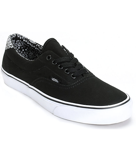 vans era 59 black bandana