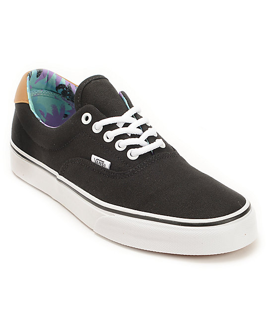 Vans Era 59 Black & Beach Glass Skate Shoes | Zumiez