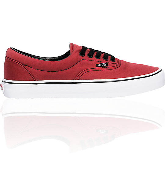 vans era burgundy