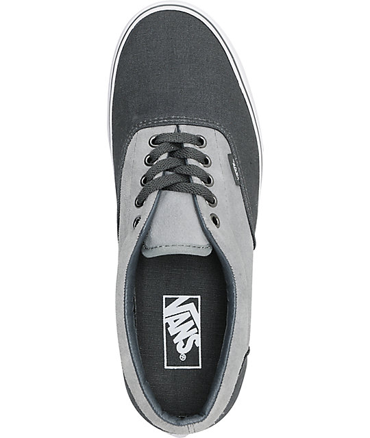 vans era skate shoe charcoal grey