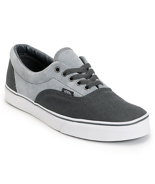 Vans Era Charcoal & Grey Skate Shoes (Mens) at Zumiez : PDP
