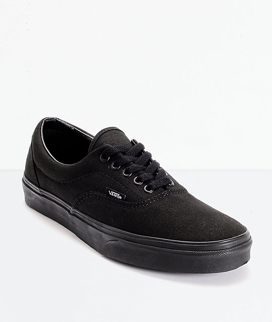 vans shoes black