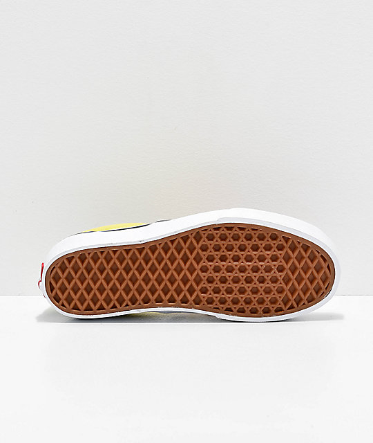 vans era color block platform shoes