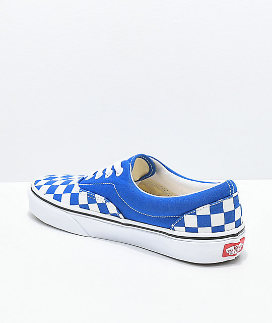 vans de cuadros azules