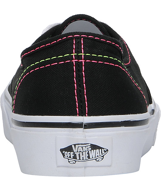 vans era black plaid